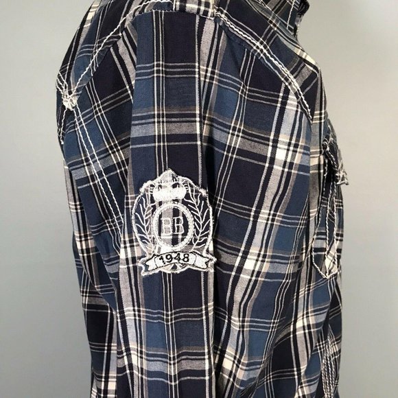 Buckle Black Label Men's Shirt L Large Slim Fit - Picture 7 of 10